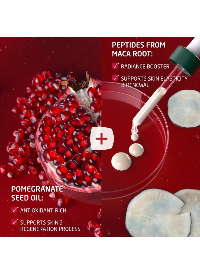 Weleda Face Care Plumping Serum, Plant Rich Serum with Peptides from Pomegranate and Maca Root