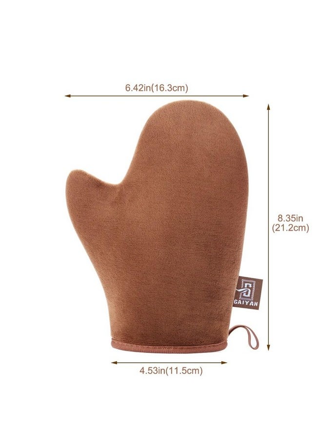 GAIYAH Self Tanning Mitt Applicator Self Tanner Mitt Applicator Tanning Mitts Self Tanner With Thumb Ultra Soft Tanning Glove For Self Tan Mitt Applicator