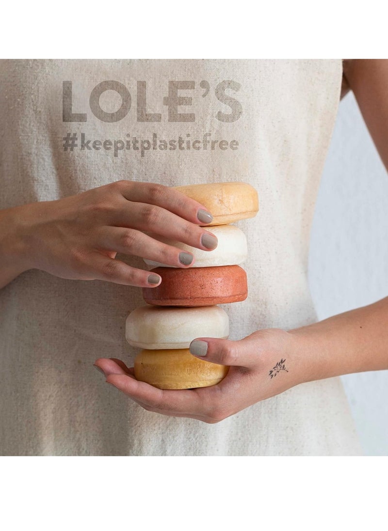 Shampoo Bar and Conditioner 2in1 with Jojoba Oil for Itchy Scalp & Dandruff, Moisturizes & Cleans Scalp, Travel Shampoo, Silicone Free, 100g