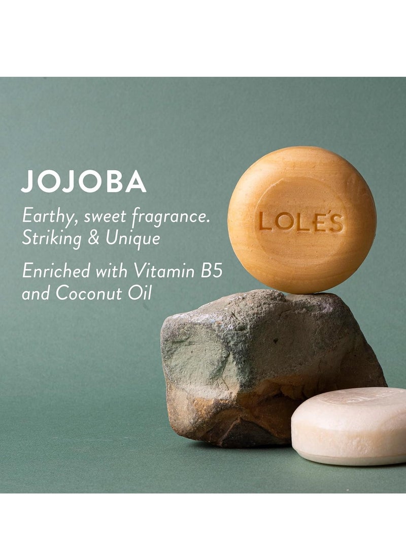 Shampoo Bar and Conditioner 2in1 with Jojoba Oil for Itchy Scalp & Dandruff, Moisturizes & Cleans Scalp, Travel Shampoo, Silicone Free, 100g