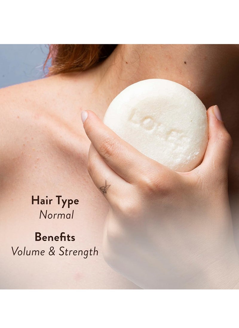 Shampoo Bar and Conditioner 2in1 with Coconut Oil for Volume & Strength, Moisturizes & Cleans Scalp, Travel Shampoo, Silicone Free, 100g