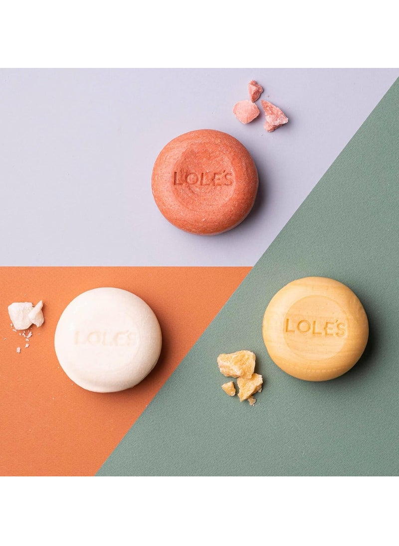 Shampoo Bar and Conditioner 2in1 with Coconut Oil for Volume & Strength, Moisturizes & Cleans Scalp, Travel Shampoo, Silicone Free, 100g