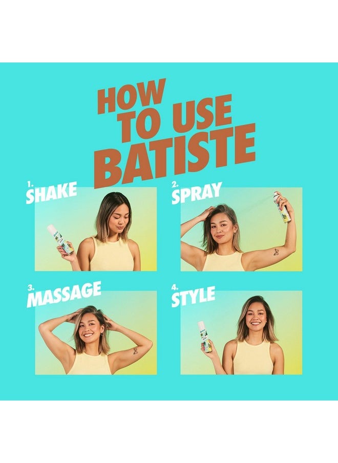 Batiste Tropical Dry Shampoo, Waterless Shampoo, 3.81oz 3 pack