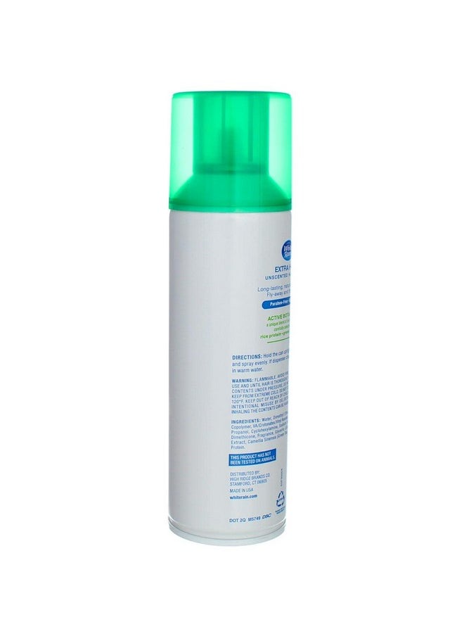 White Rain Aerosol Hairspray Unscented, Extra Hold 7 oz (Pack of 4)