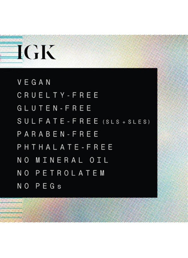 IGK Travel Hair Treatment Set | Antisocial Hair Mask + Good Behavior Spray | Overnight Bond-Building + Keratin Like Smoothing Spray | Vegan + Cruelty-Free | Set of 2