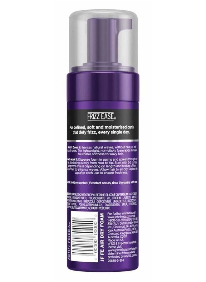Frizz Ease Dream Air-Dry Waves Style Foam 5 Ounce (145ml) (3 Pack)