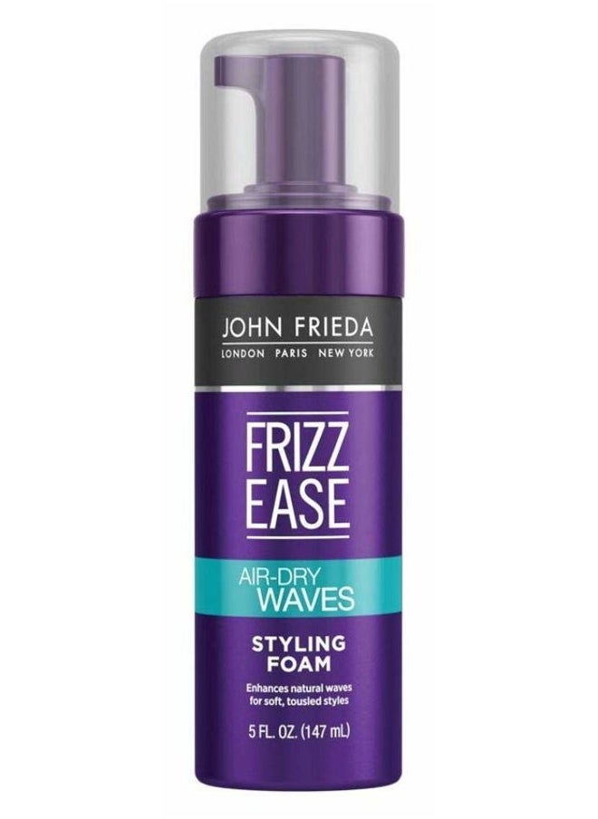 Frizz Ease Dream Air-Dry Waves Style Foam 5 Ounce (145ml) (3 Pack)
