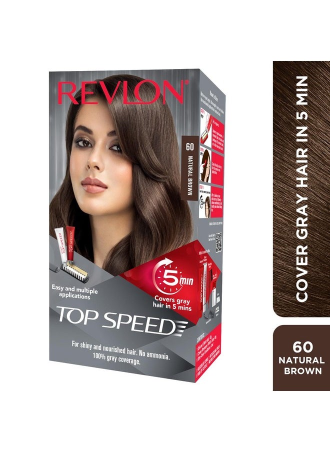 Top Speed Hair Color - Women-Natural Brown 60