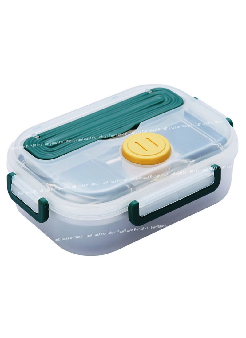FunBlast Insulated Stainless Steel Lunch Box Tiffin Box for School – Lunch Box for Kids, Lunch Box with SpoonFork and Chopsticks, School Tiffin Box for Boys, Girls – Capacity – 980 ML