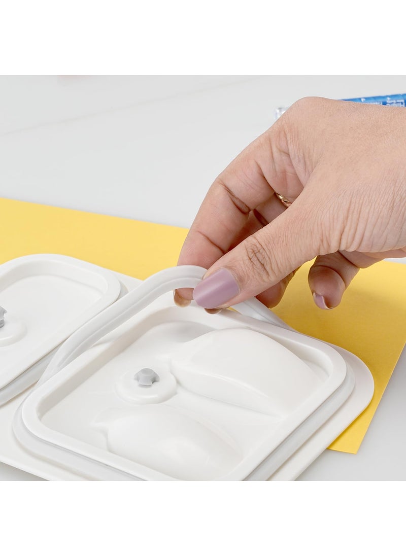 Nayasa Autobot 2 Compartment Vaccum Sealed Insulated Stainless Steel Lunch Box | Sports Print | Leak Proof Tiffin Box | 650 ml | Yellow