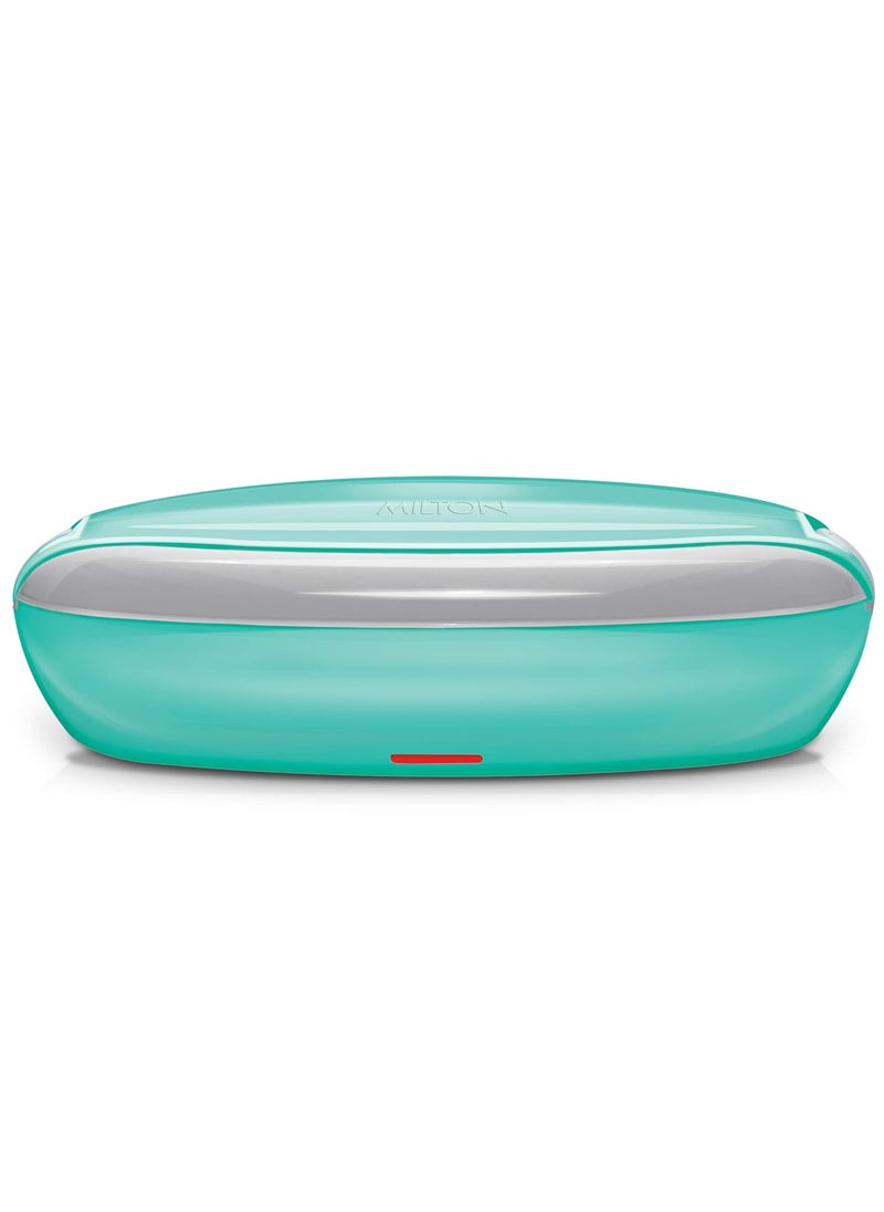 MILTON Swiftron Stainless Steel Tiffin Box Set, 260ml/262mm, Set of 2, Aqua Green
