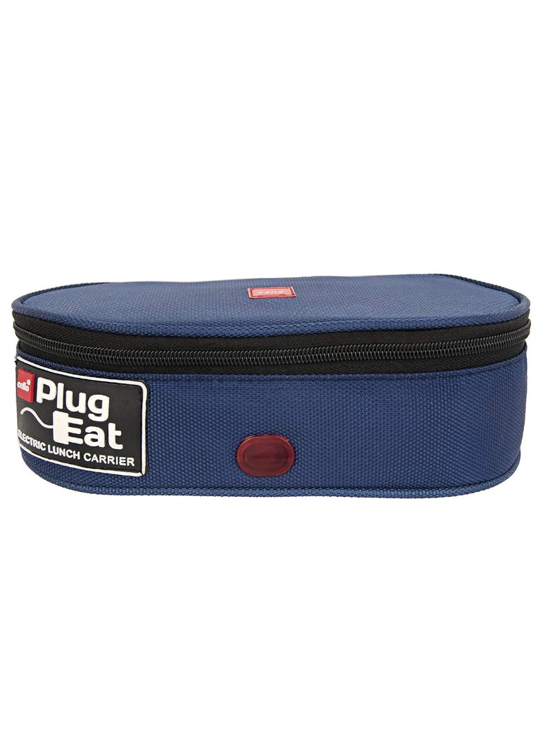 CELLO Proton Stainless Steel Electric Lunch Box, 2 Unit, Blue