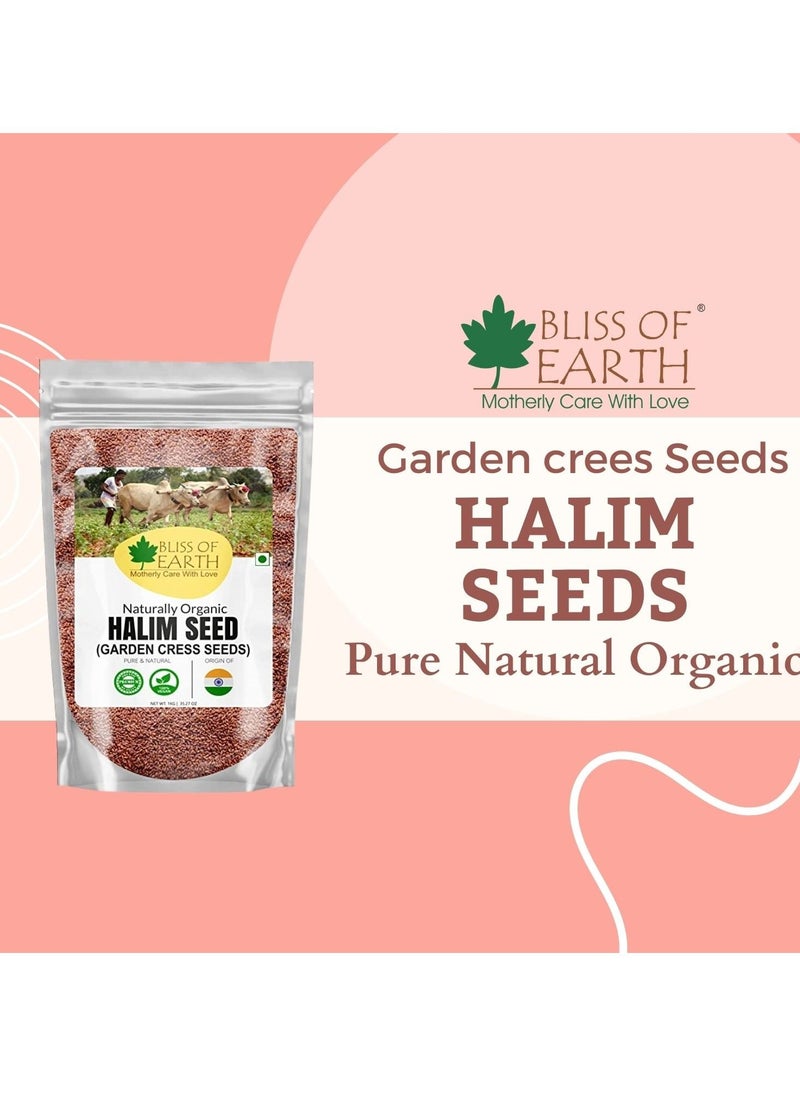 1kg Halim Seeds Organic for Eating Aliv Seeds for Hair and Immunity Booster Superfoods