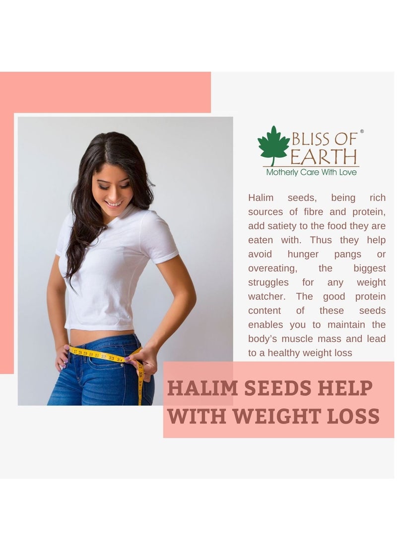 1kg Halim Seeds Organic for Eating Aliv Seeds for Hair and Immunity Booster Superfoods