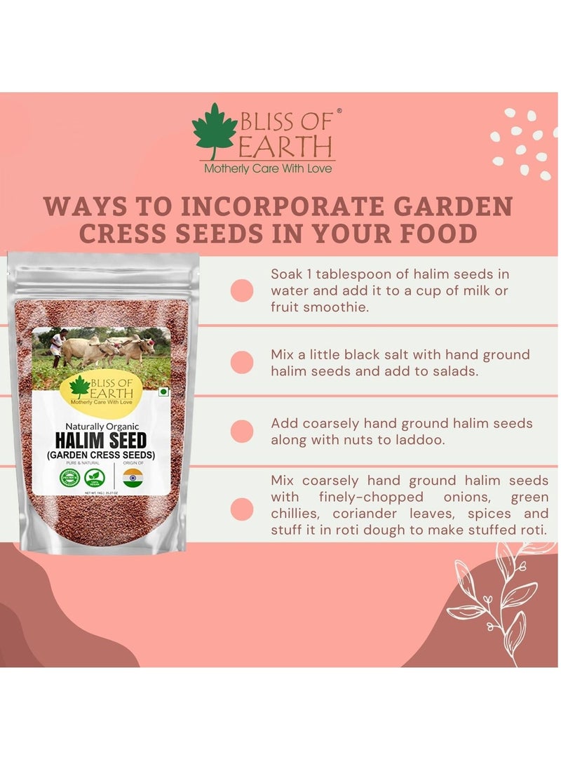1kg Halim Seeds Organic for Eating Aliv Seeds for Hair and Immunity Booster Superfoods