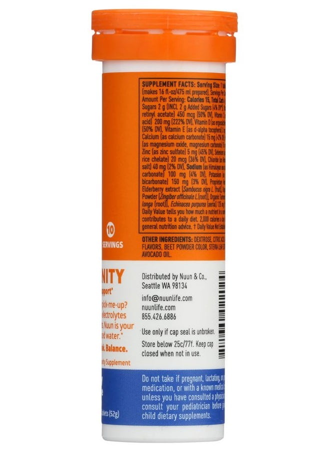 NUUN Nuun Immunity Blueberry Tangerine 10ct Tube, 10 CT