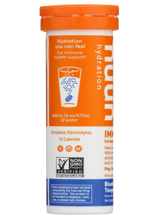 NUUN Nuun Immunity Blueberry Tangerine 10ct Tube, 10 CT