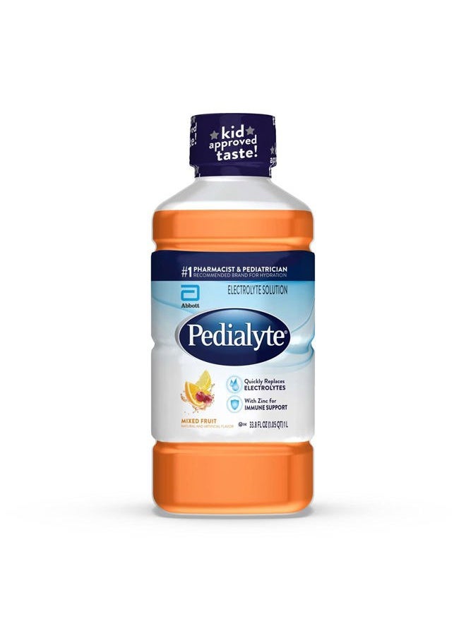 Mixed Fruit Electrolyte Solution, 33.8 Fl Oz Bottle