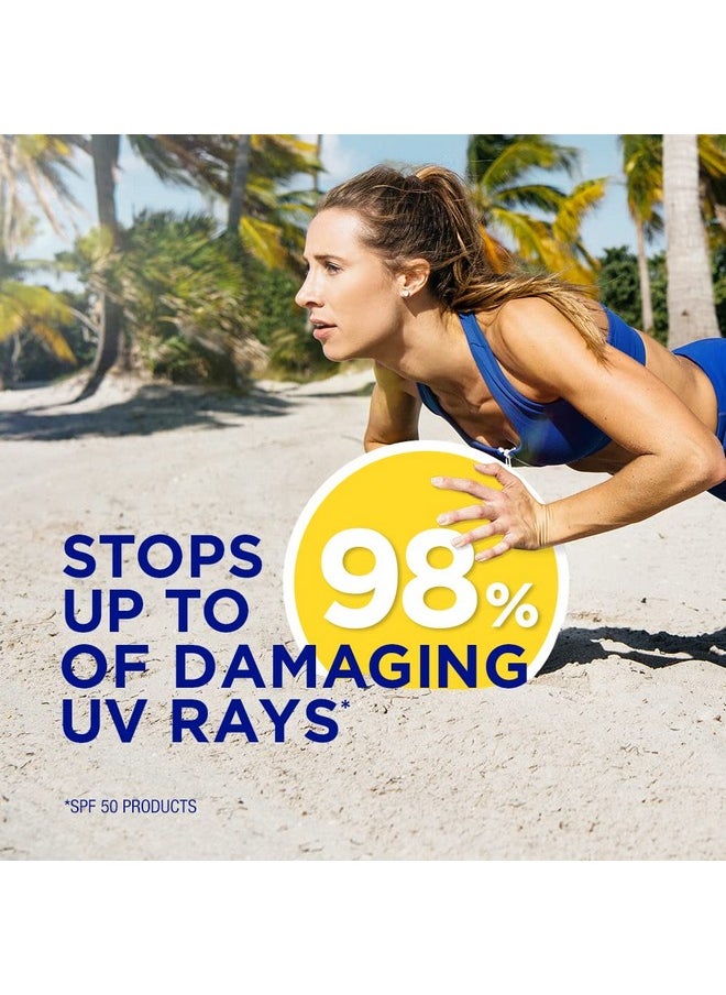 Coppertone SPORT Sunscreen SPF 50 Lotion, Water Resistant , Broad Spectrum Bulk Sunscreen Pack, 7 Fl Oz Bottle, Pack of 2