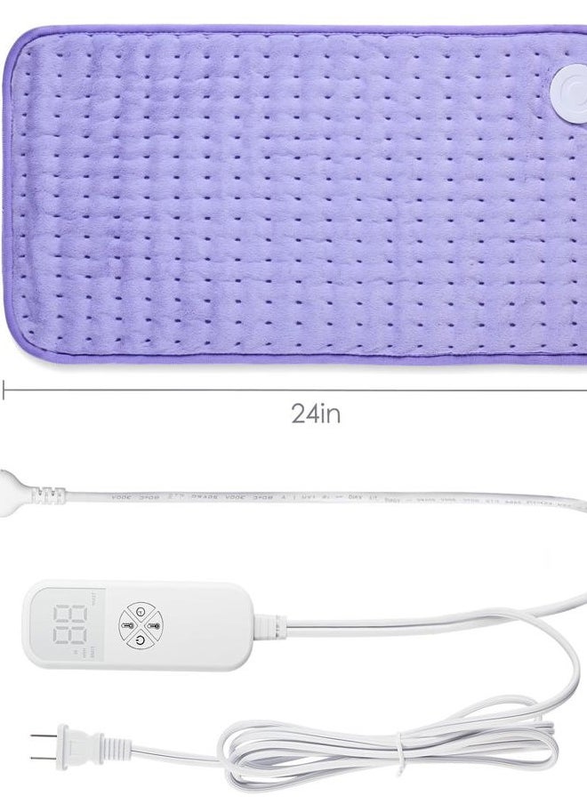 Heating Pad for Back Pain Cramps Relief - Electric Heating Pad for Neck/Shoulder/Muscle Pain - 6 Heat Settings, Auto Off, Moist Heat Options, Machine Washable, Christmas Gifts for Women,Mom,Sister -XL