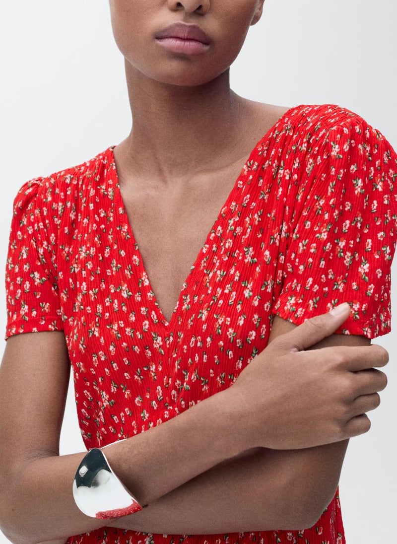 Casual Printed Midi Dress