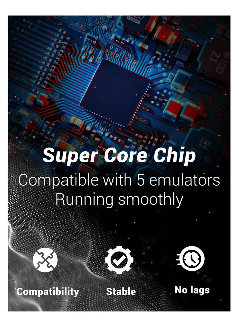 SYOSI Handheld Game Console, Portable Retro Mini Game Console with 800+ Classic Games 3.5 Inch HD LCD Screen & Rechargeable Battery & TV Connection (Blue)