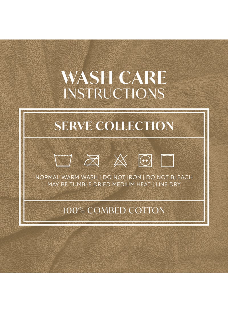 Kassino Bath Towel (2 Pack, 70x140 cm) - 540 GSM Large Bath Towels,100% Combed Cotton, Soft & Quick-Dry Towels, Highly Absorbent, Double Stitched Hotel Quality Towels | Beige