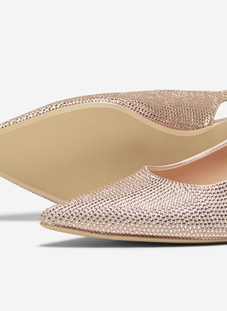 Onlcoco-7 Slingback Bling Pumps