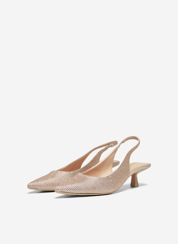 Onlcoco-7 Slingback Bling Pumps