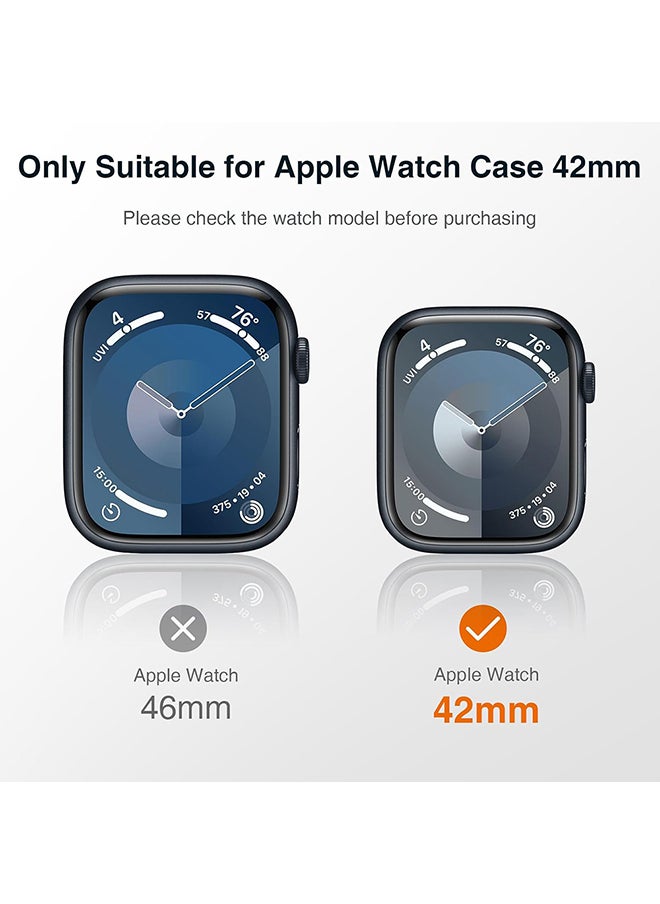 TPU Case for Apple Watch Series 10 42mm, Ultra Thin Soft TPU Shockproof Case Cover Bumper Protector for iWatch Accessories - Clear