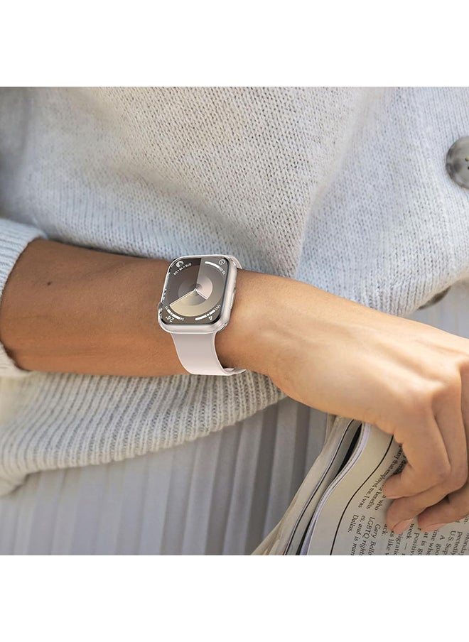 TPU Case for Apple Watch Series 10 42mm, Ultra Thin Soft TPU Shockproof Case Cover Bumper Protector for iWatch Accessories - Clear