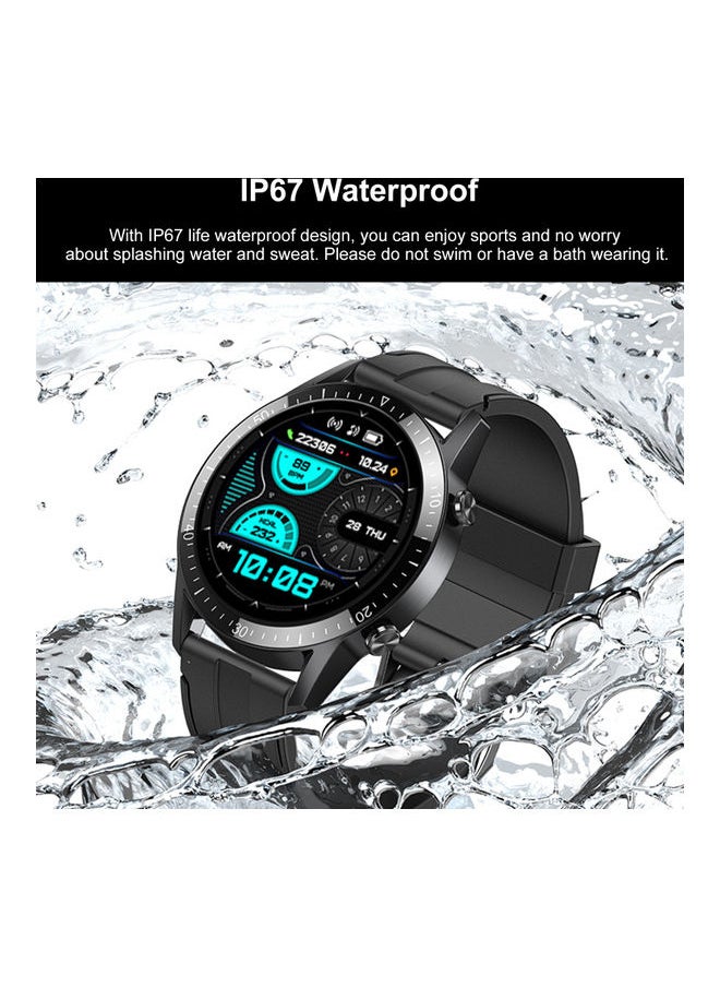 TM02 Waterproof Touch Screen Smart Watch Black