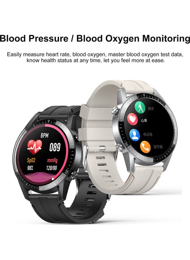 TM02 Waterproof Touch Screen Smart Watch Black