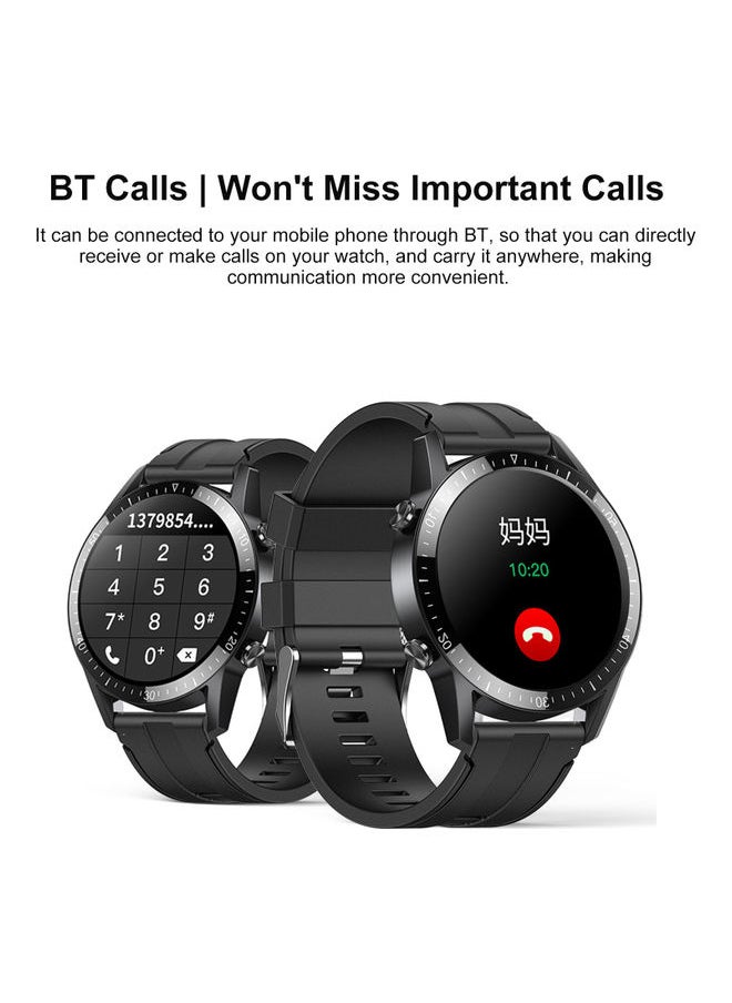 TM02 Waterproof Touch Screen Smart Watch Black
