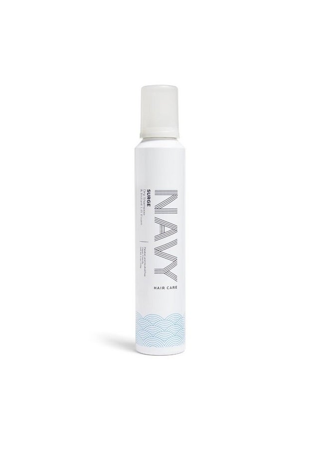Navy Surge Dry Shampoo and Instant Lift Foam - | Volume + Strength + Scalp Care (177 ml / 6 oz)