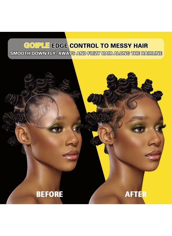 Goiple Edge Control Wax for Women Strong Hold Non-greasy Edge Control Smoother Edge Tamer 4oz