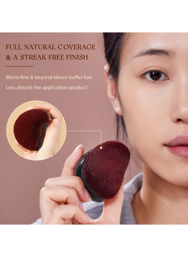 Jessup Foundation Brush Makeup Brushes 1 Pcs Flat Foundation Contour Face Powder Blush Liquid Cream Matte Black SF001