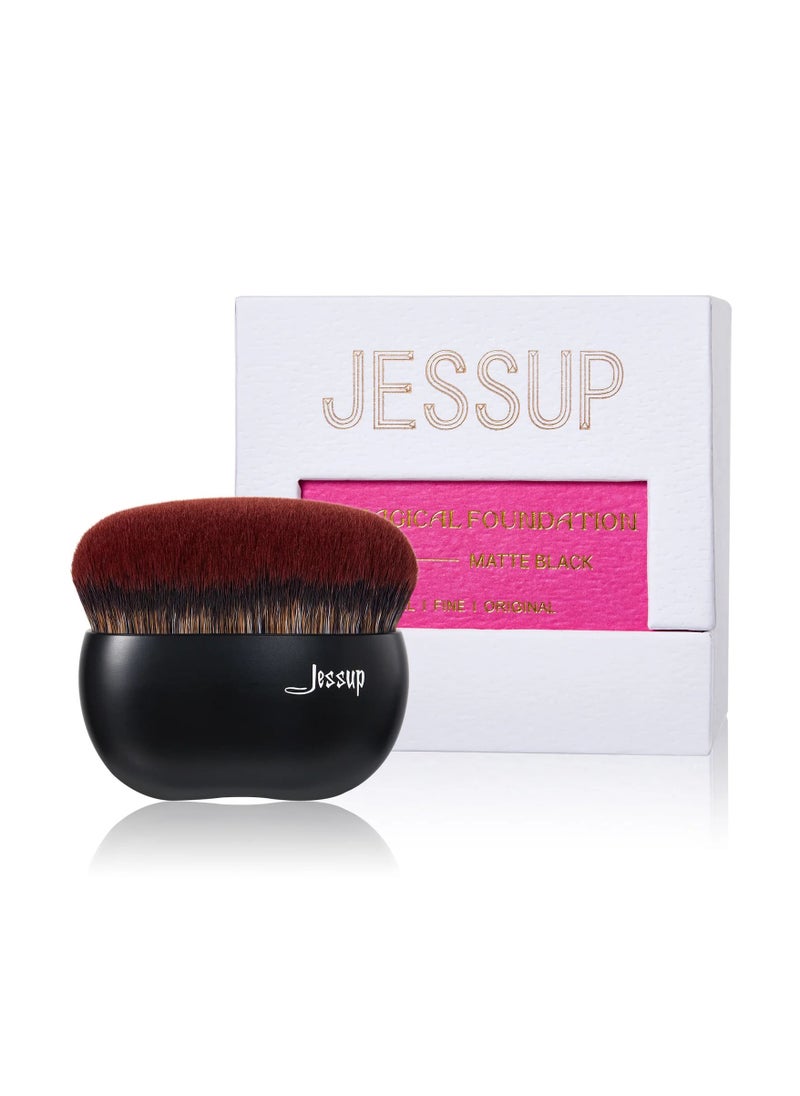 Jessup Foundation Brush Makeup Brushes 1 Pcs Flat Foundation Contour Face Powder Blush Liquid Cream Matte Black SF001