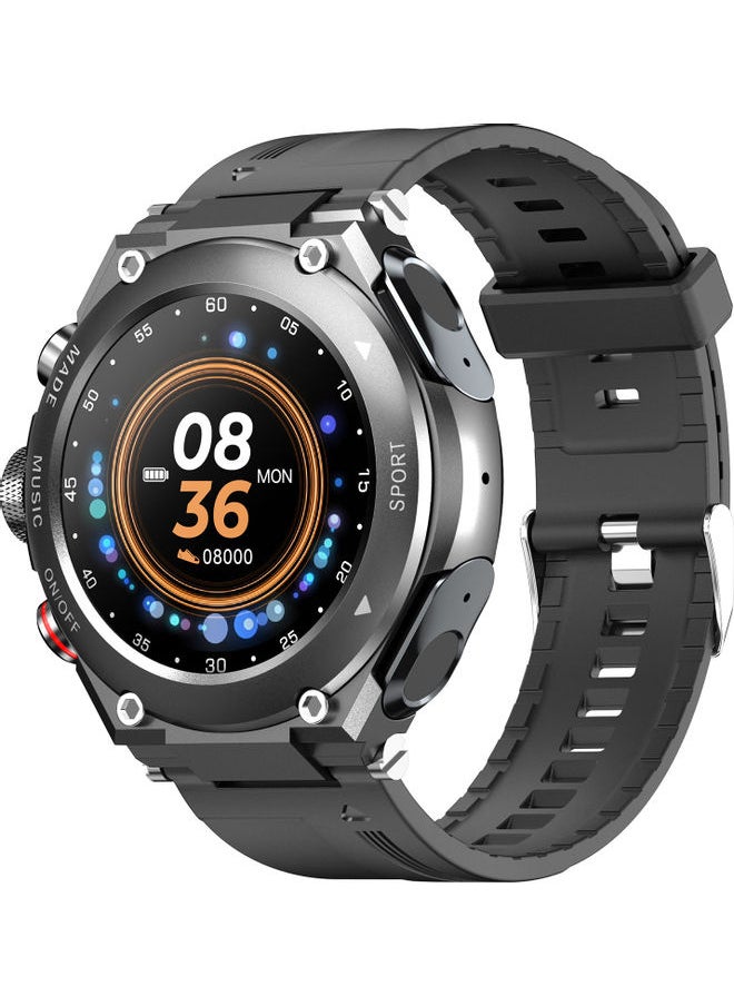 T92 Smart Counter Watch With Earphones Black