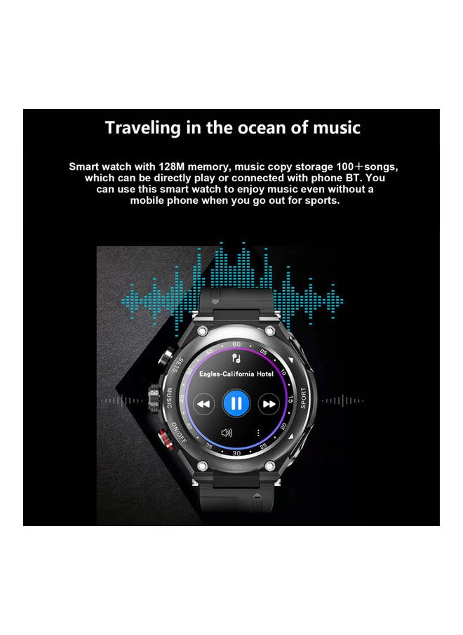 T92 Smart Counter Watch With Earphones Black