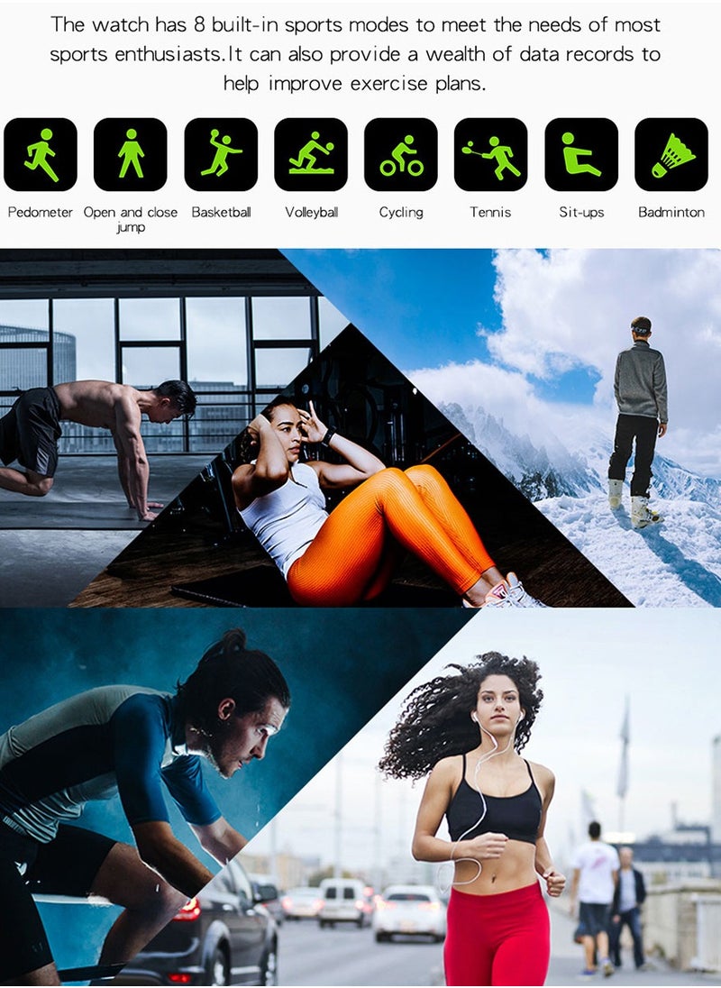 Y13 Smart Watch Sports Bracelet Bluetooth Call Pedometer Heart Rate