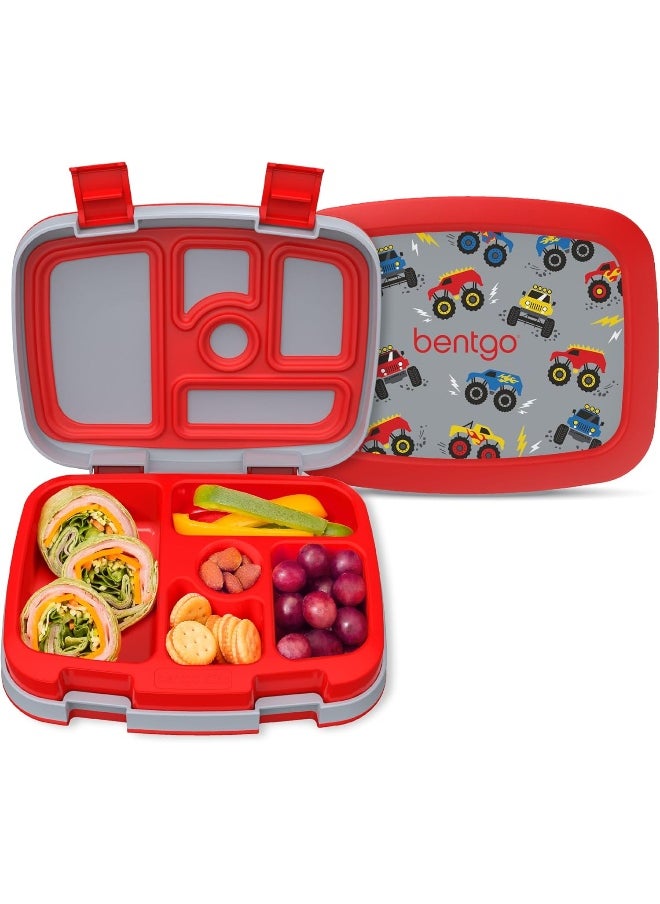 Bentgo Kids Prints Leak-Proof, 5-Compartment Bento-Style Kids Lunch Box