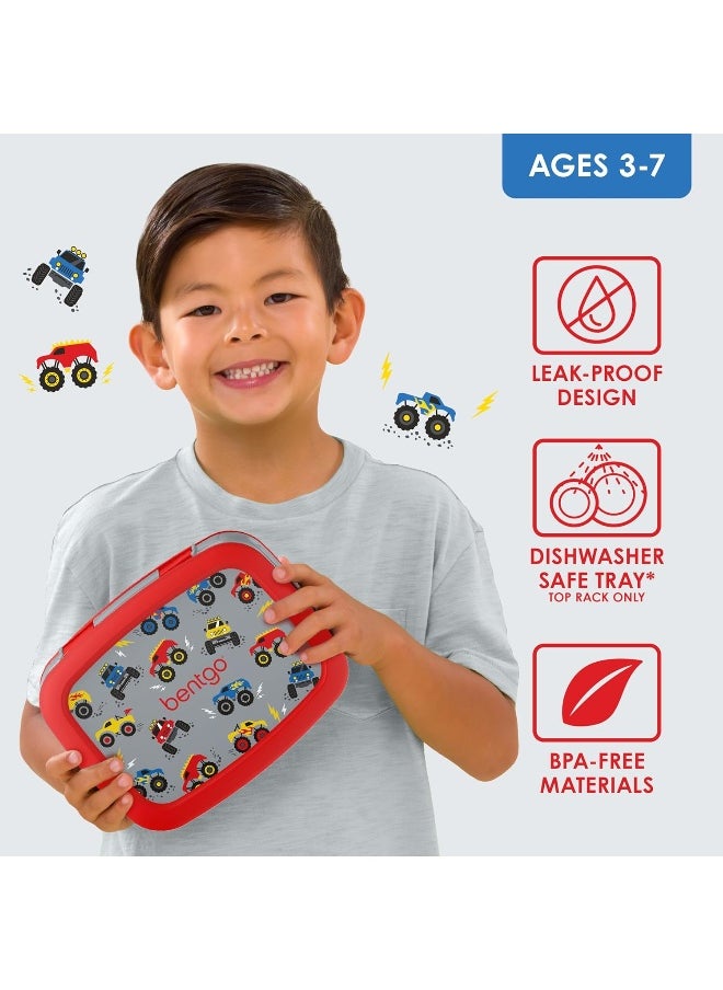 Bentgo Kids Prints Leak-Proof, 5-Compartment Bento-Style Kids Lunch Box