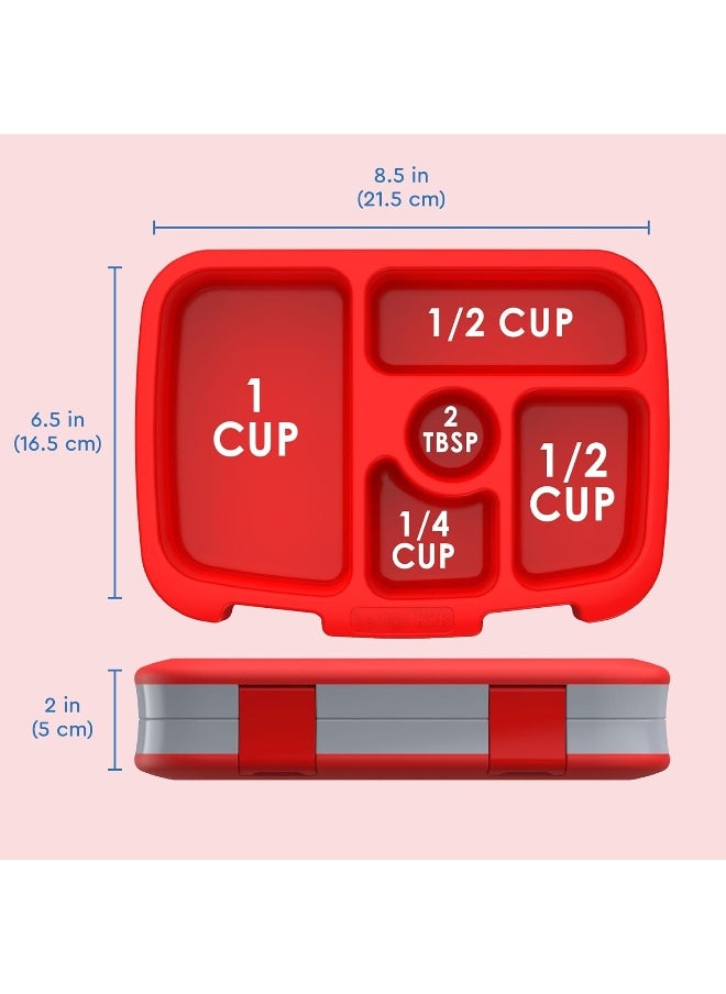 Bentgo Kids Prints Leak-Proof, 5-Compartment Bento-Style Kids Lunch Box