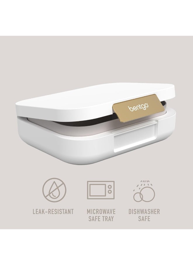 Bentgo Modern - Versatile 4-Compartment Bento-Style Lunch Box, Leak-Resistant, Ideal for On-the-Go Balanced Eating - BPA-Free, Matte Finish and Ergonomic Design