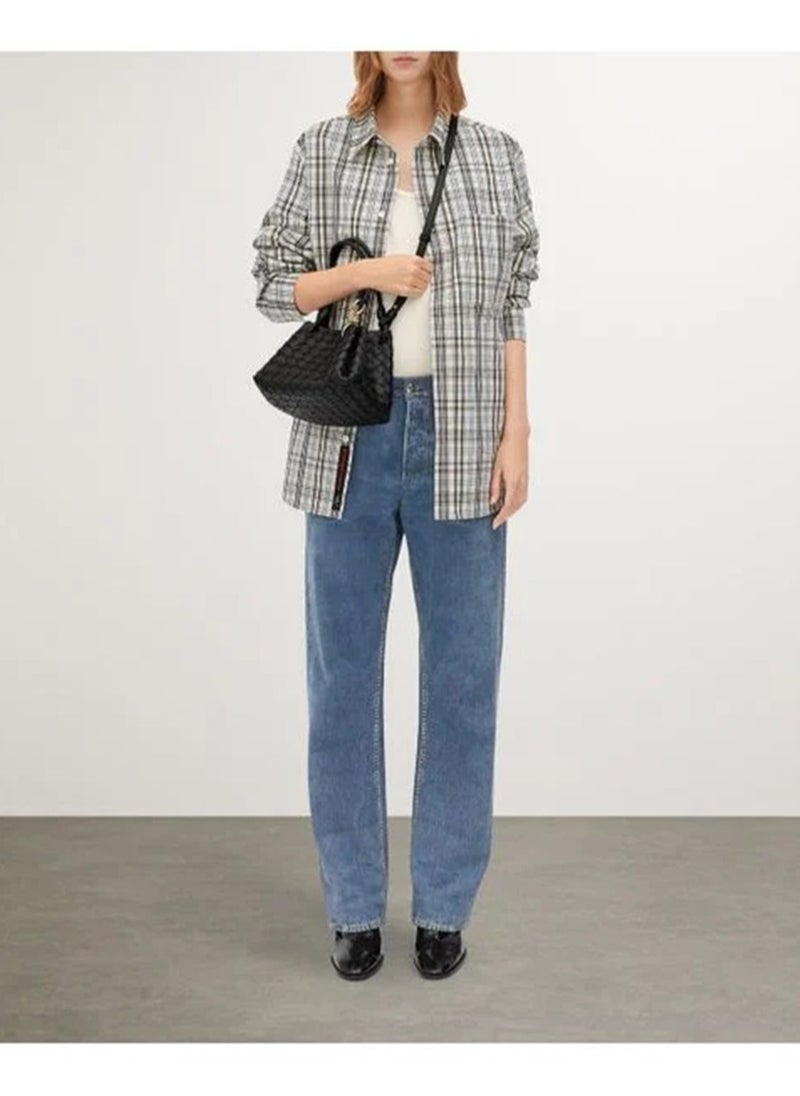 Veneta Small Andiamo Parachute Bag in Intrecciato Leather