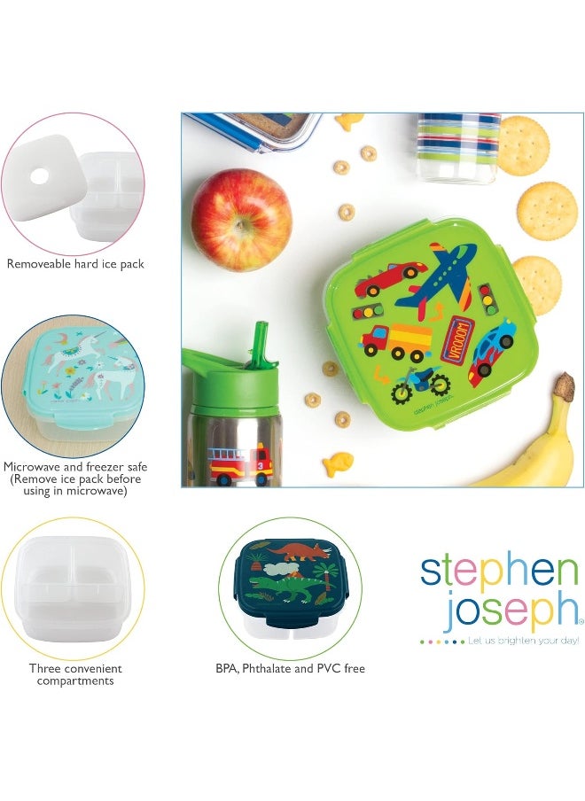 Snack Box With Ice Pack Rainbow (F19) Microwave and freezer safe