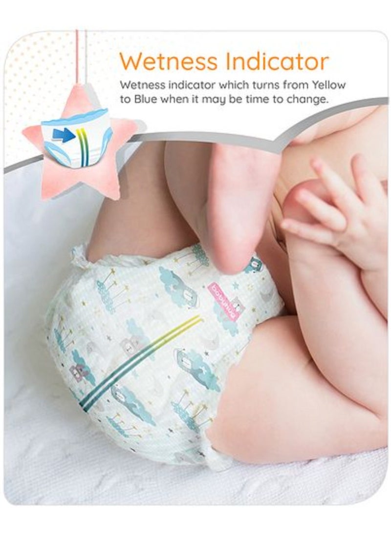 Babyhug Pro Bubble Care Premium Tape Style Diapers, Size 1, New Born - 86 Pieces
