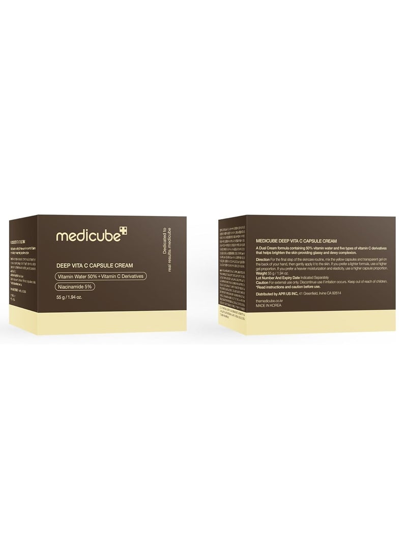 Medicube Deep Vita C Capsule Cream High Concentration Vitamin C - 55g