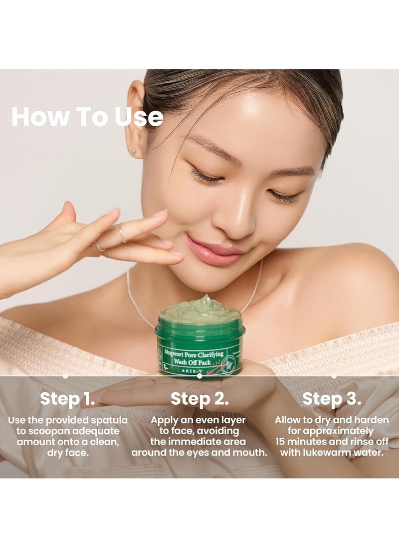AXIS-Y Mugwort Pore Clarifying Wash Off pack 100ml